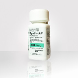 Synthroid T4 300mcg/90tabs - Pharmacy Grade