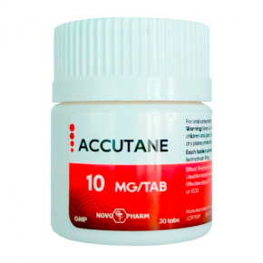 Accutane (Acne Treatment) 10mg/30tabs | NovoPharm