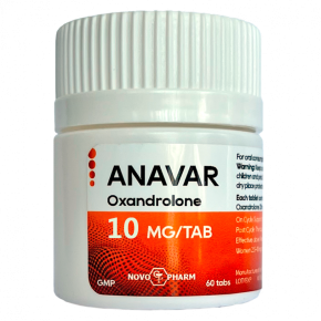 Anavar - Oxandrolone 10mg/60tabs - NovoPharm