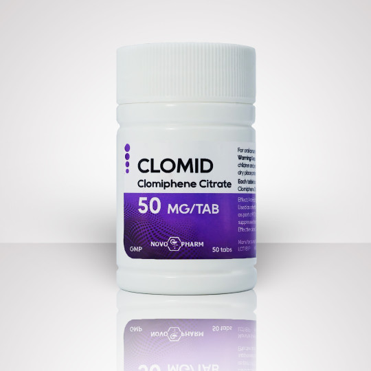 Clomid - Clomiphene (Anti-estrogen, PCT) 50mg/60tabs - NovoPharm