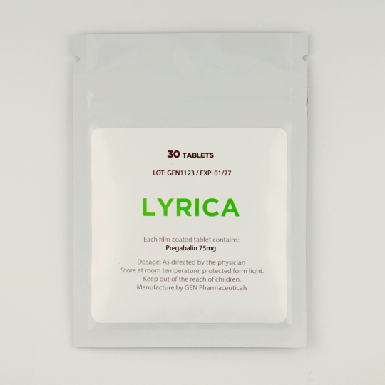 Lyrica (Pregabalin) 75mg/30tabs | GEN Pharmaceuticals