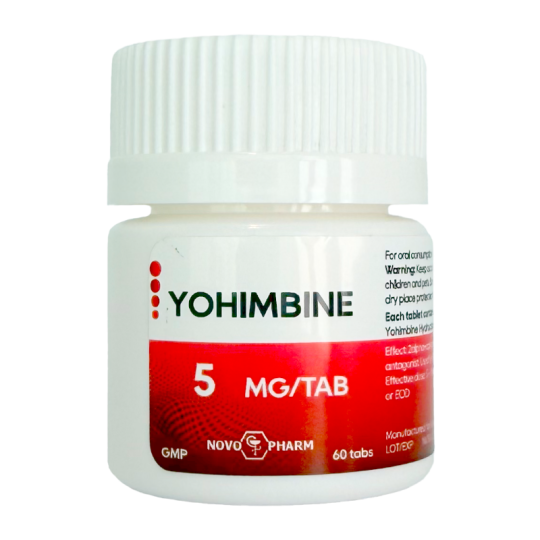 Yohimbine 5mg/60tabs | NovoPharm