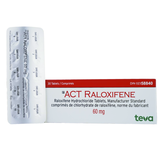 Raloxifene (Nolvadex analogue) 60mg/30tabs - Canada Pharmacy