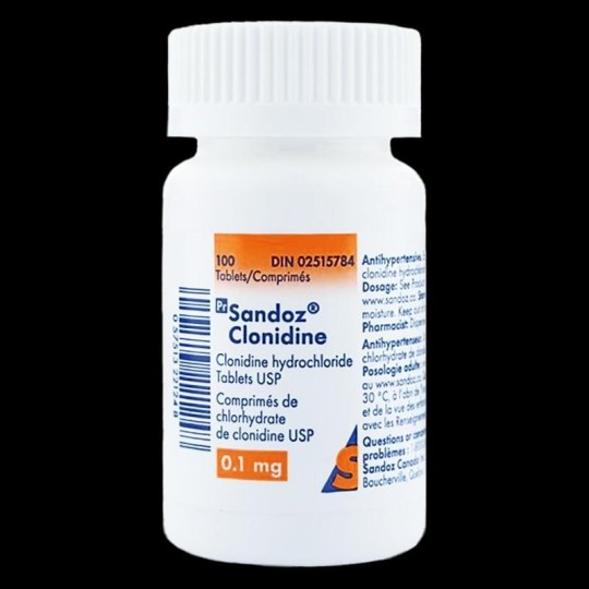 Clonidine (blood pressure) 0.1mg/100tabs - Canada Pharmacy