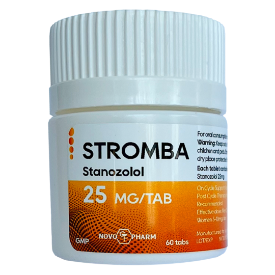 Winstrol - Stanozolol 25mg/60tabs - NovoPharm