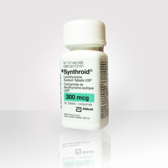 Synthroid T4 300mcg/90tabs - Pharmacy Grade