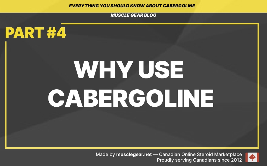 Why use Cabergoline