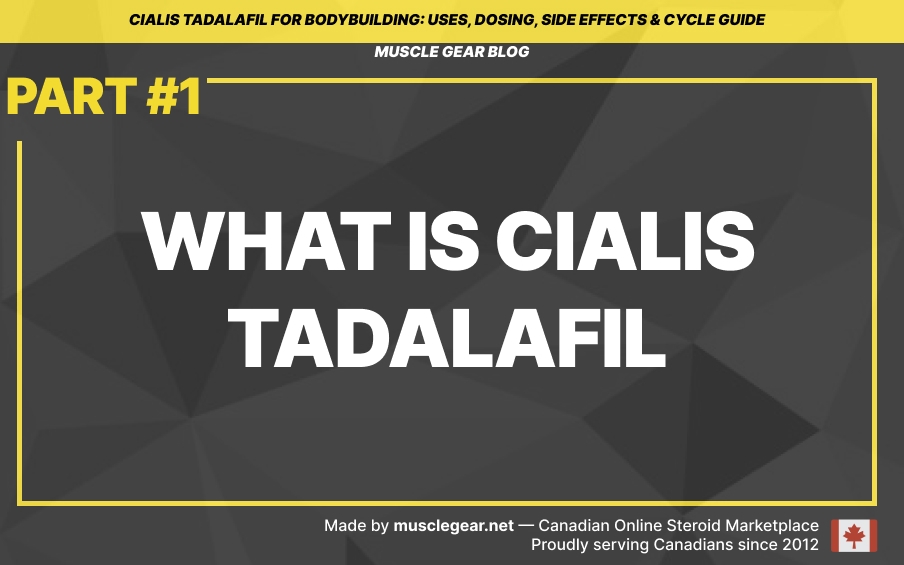 What Is Cialis Tadalafil: mechanism of action & half-life